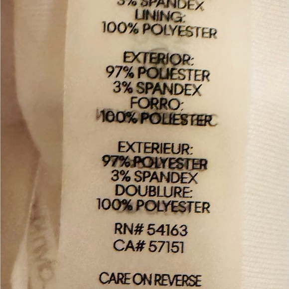 NWT Calvin Klein White Lace Tee - Picture 9 of 9